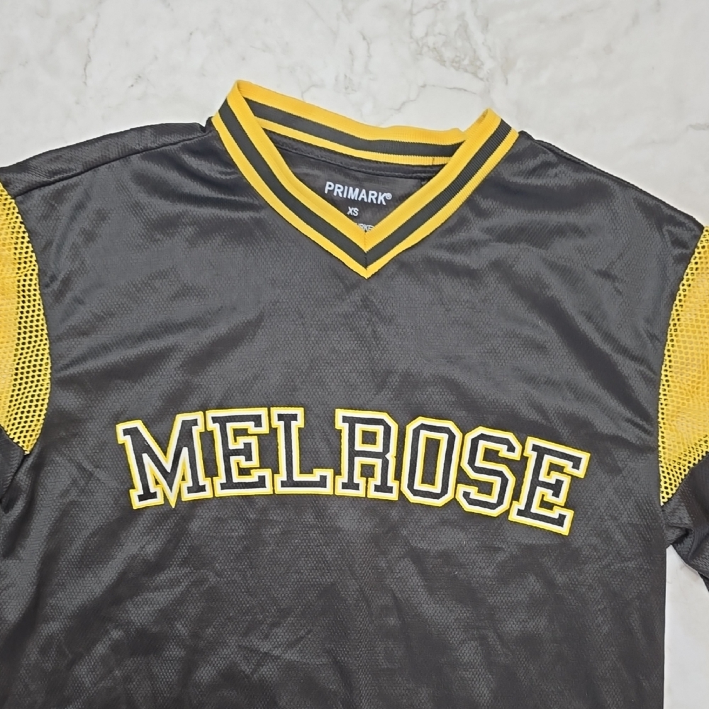 Primark Black MELROSE Jersey with Gold Trim